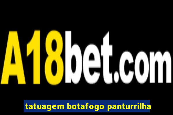 tatuagem botafogo panturrilha